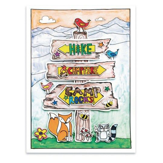 Craft Kits & Projects |   Camp Sign Poster Craft Kit (Pack of 24) Craft Kits & Projects Craft Kits & Projects