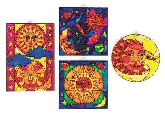 Craft Kits & Projects |  Celestial Sun Catcher (Set of 12) Craft Kits & Projects Craft Kits & Projects