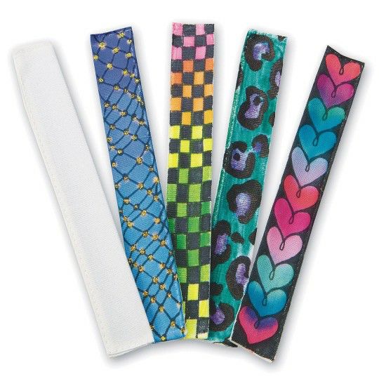 Craft Kits & Projects |   Fabric Slap Bracelets (Pack of 48) Craft Kits & Projects Craft Kits & Projects