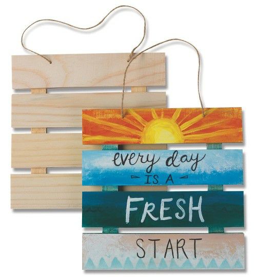 Craft Kits & Projects |  Wood Pallet Signs (Pack of 6) Craft Kits & Projects Craft Kits & Projects