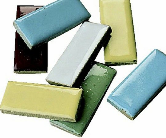 Craft Supplies |  1″x1/2″ Mosaic Tile Shapes – Rectangle, 5lb. Craft Supplies Craft Supplies