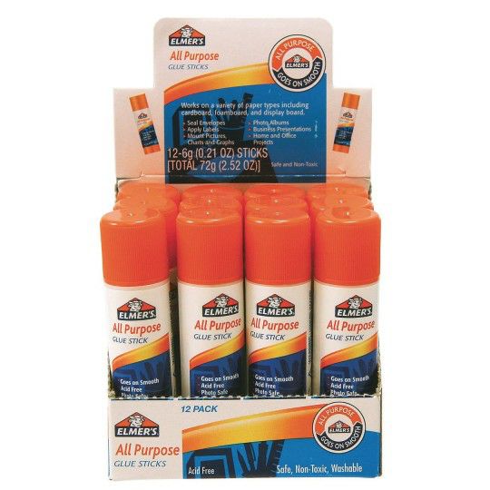 Craft Supplies |   All Purpose Glue Sticks (Pack of 12) Craft Supplies Craft Supplies