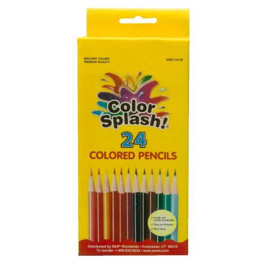 Craft Supplies |   Colored Pencils (Box of 24) Craft Supplies Craft Supplies