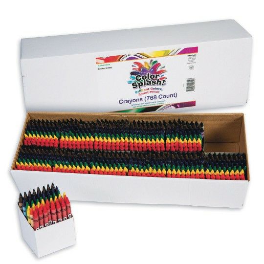 Craft Supplies |   Crayons PlusPack (Box of 768) Craft Supplies Craft Supplies