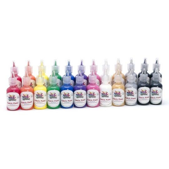 Craft Supplies |   Dimensional Fabric Paint Assortment, 1 oz. (Pack of 24) Craft Supplies Craft Supplies