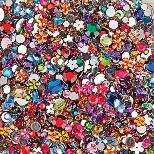 Craft Supplies |   Faceted Gemstone Assortment Craft Supplies Craft Supplies