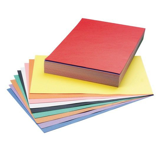 Craft Supplies |   Groundwood Construction Paper. 10 Colors, 12″ x 18″ (Pack of 250) Craft Supplies Craft Supplies