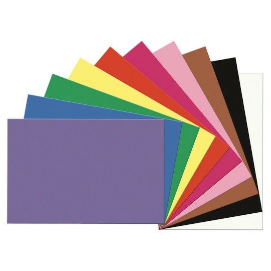 Craft Supplies |   Groundwood Construction Paper, 12” x 18” (Pack of 100) Craft Supplies Craft Supplies