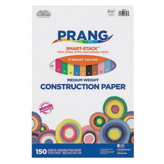 Craft Supplies |   Groundwood Construction Paper, 12″x18″ (Pack of 150) Craft Supplies Craft Supplies