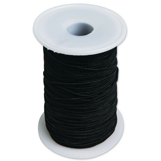 Craft Supplies |  Heavy Elastic Cord, 144 Yds., Black Craft Supplies Craft Supplies