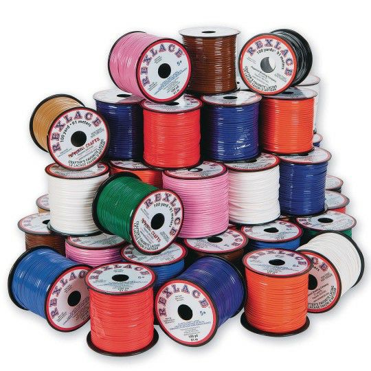 Craft Supplies |   Lacing Bulk Assortment, 100-Yd Spools, Assorted Colors (Pack of 50) Craft Supplies Craft Supplies