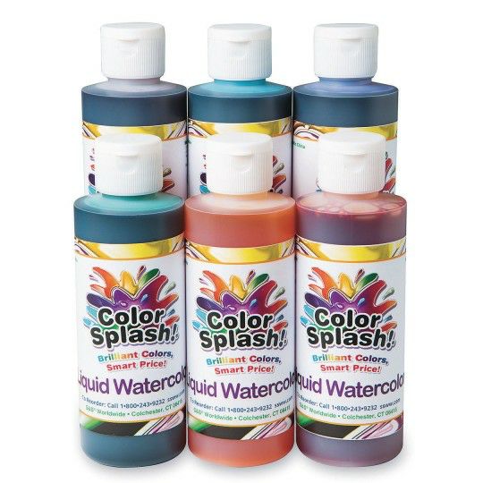 Craft Supplies |   Liquid Watercolor Paint, 8 oz. Craft Supplies Craft Supplies