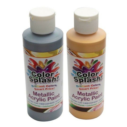 Craft Supplies |   Metallic Acrylic Paint, 8 oz. Craft Supplies Craft Supplies