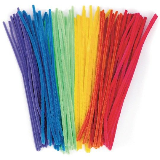 Craft Supplies |   Neon Brights Chenille Stems, 12″ x 6mm, Assorted Colors (Pack of 100) Craft Supplies Craft Supplies