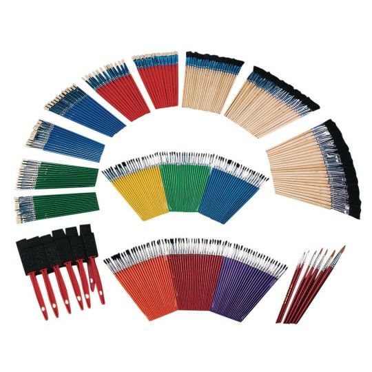 Craft Supplies |  Paintbrush Starter Pack (Pack of 308) Craft Supplies Craft Supplies