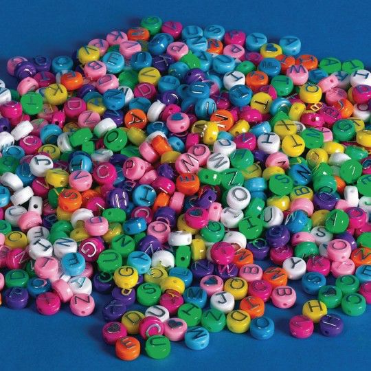 Craft Supplies |  Pastel Alpha Beads 1/2-lb Bag Craft Supplies Craft Supplies