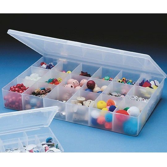 Craft Supplies |  Plastic Storage Box – 18 Sections Craft Supplies Craft Supplies