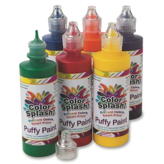 Craft Supplies |   Puffy Paint (Set of 6) Craft Supplies Craft Supplies