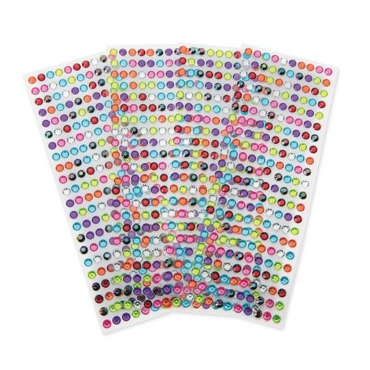 Craft Supplies |   Round Adhesive Gem Assortment (Pack of 880) Craft Supplies Craft Supplies