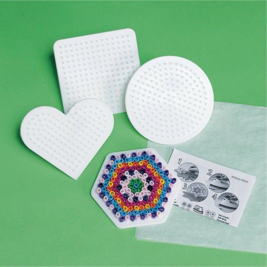 Craft Supplies |  Small Fuse Bead Pegboards, Assorted Shapes (Set of 4) Craft Supplies Craft Supplies