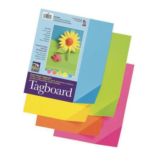 Craft Supplies |   Tagboard (Pack of 100) Craft Supplies Craft Supplies