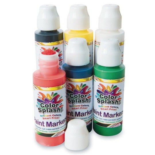 Craft Supplies |   Tempera Paint Marker Set – Primary Colors (Pack of 6) Craft Supplies Craft Supplies