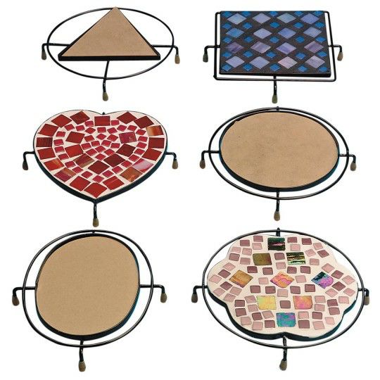 Craft Supplies |  Tile Trivets (Pack of 24) Craft Supplies Craft Supplies