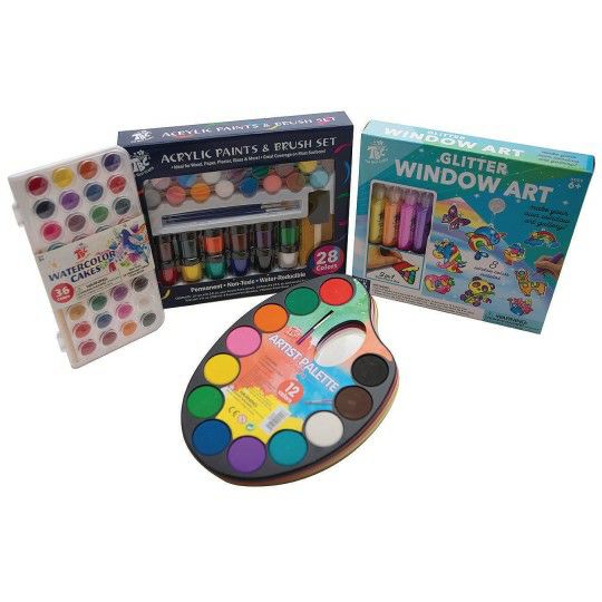 Craft Supplies |  Young Artists Paint Set (Kit of 36) Craft Supplies Craft Supplies