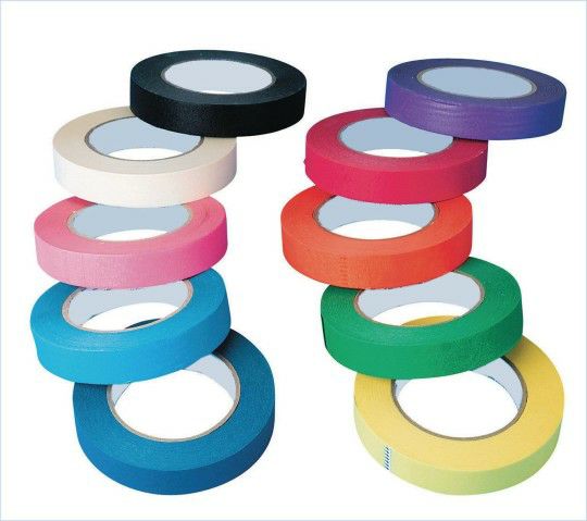 Ed Supplies & Early Childhood |  10-Color Craft Tape Assortment, 1″W x 60 yards Ed Supplies & Early Childhood Ed Supplies & Early Childhood