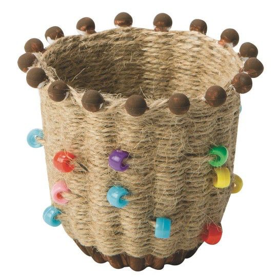 Ed Supplies & Early Childhood |  Ancient Culture Jute Basket Craft Kit (Pack of 24) Ed Supplies & Early Childhood Ed Supplies & Early Childhood