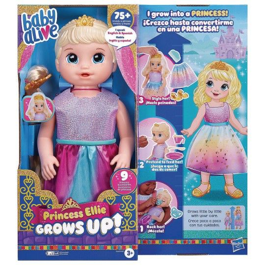 Ed Supplies & Early Childhood |   Baby Alive Princess Ellie Grows Up!, Blonde Hair Ed Supplies & Early Childhood Ed Supplies & Early Childhood