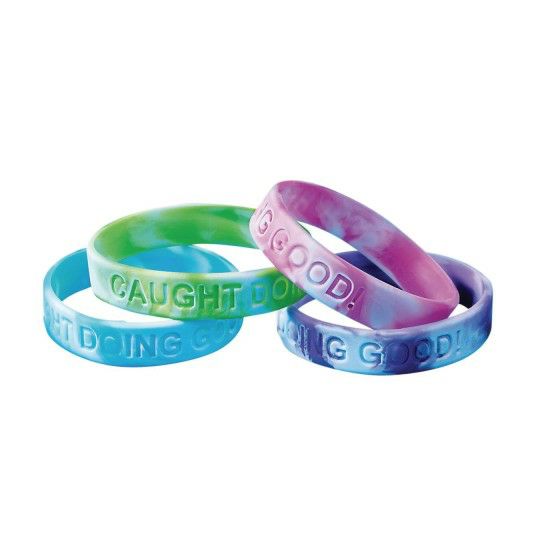 Ed Supplies & Early Childhood |  Caught Doing Good Silicone Bracelet (Pack of 24) Ed Supplies & Early Childhood Ed Supplies & Early Childhood