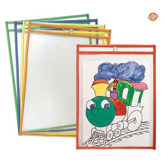 Ed Supplies & Early Childhood |  Dry Erase Pockets (Set of 10) Ed Supplies & Early Childhood Ed Supplies & Early Childhood