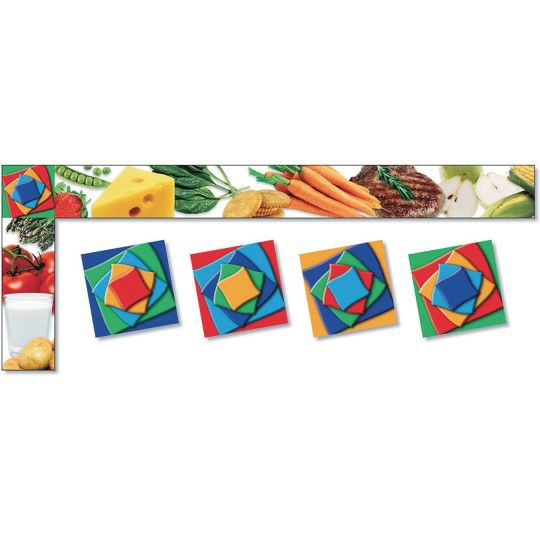 Ed Supplies & Early Childhood |  Food All Around the Bulletin Board Trimmer (Set of 16) Ed Supplies & Early Childhood Ed Supplies & Early Childhood