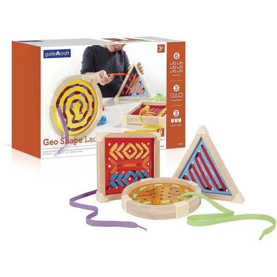 Ed Supplies & Early Childhood |  Geo Shape Lacing Set Ed Supplies & Early Childhood Ed Supplies & Early Childhood