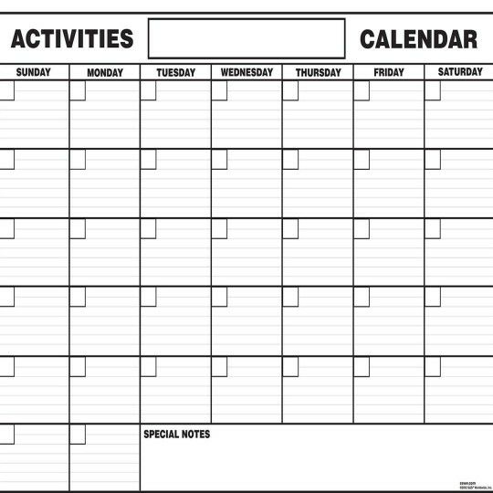 Ed Supplies & Early Childhood |  Jumbo Paper Activity Calendars (Pack of 12) Ed Supplies & Early Childhood Ed Supplies & Early Childhood