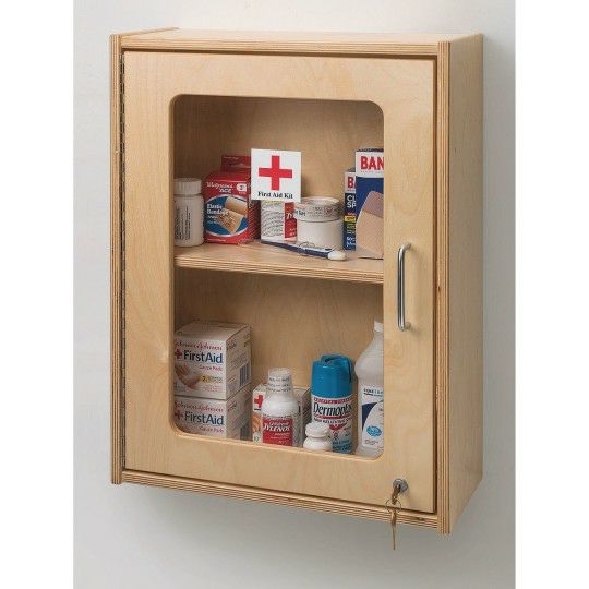 Ed Supplies & Early Childhood |   Lockable Medicine/First Aid Wall Cabinet Ed Supplies & Early Childhood Ed Supplies & Early Childhood