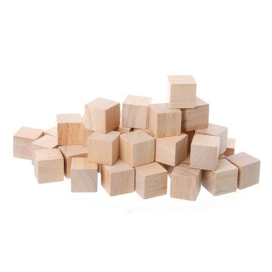 Ed Supplies & Early Childhood |  Unfinished Wooden Blocks 3/4-inch, Small Wood Cubes for Crafts and Educational Activities Ed Supplies & Early Childhood Ed Supplies & Early Childhood