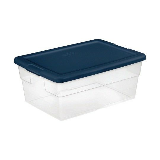 Furniture |  16-Quart Storage Box with Lid Value Pack (Pack of 2) Furniture Furniture