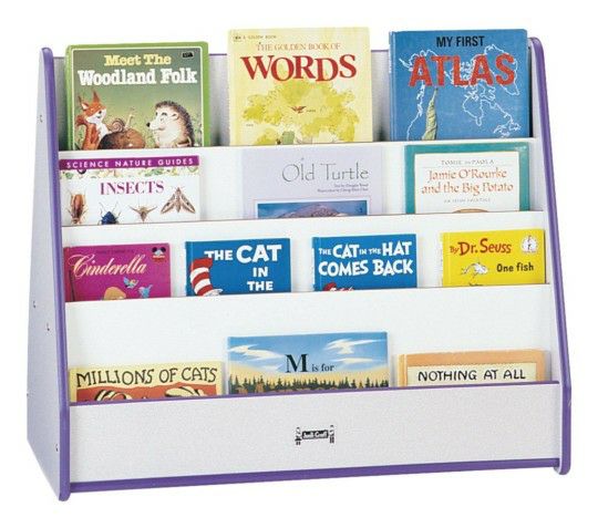 Furniture |   2-Sided Mobile Pick-A-Book Stand Furniture Furniture