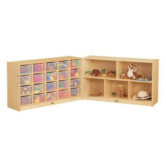 Furniture |   20-Tray Cubbie Fold-n-Lock with Clear Trays Furniture Furniture