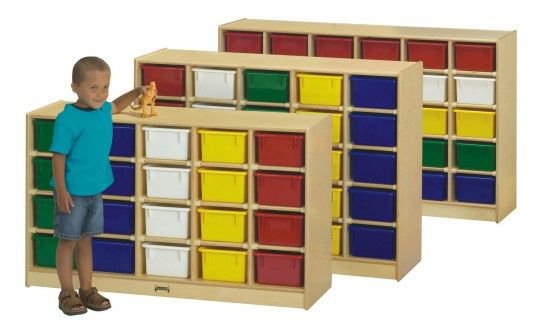 Furniture |   20-Tray Cubbie with Clear Trays Furniture Furniture