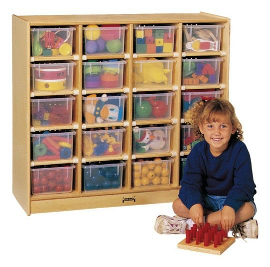 Furniture |   20-Tray Cubbie with Clear Trays Furniture Furniture