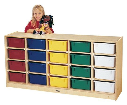 Furniture |   20-Tub Storage with Color Tubs Furniture Furniture