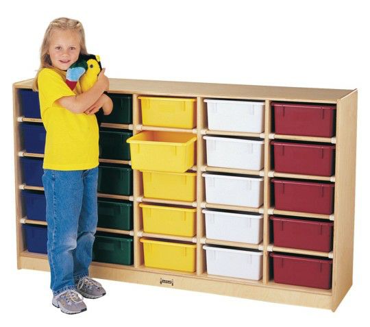 Furniture |   25-Tub Storage with Color Tubs Furniture Furniture