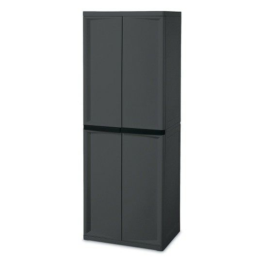 Furniture |  4-Shelf Storage Cabinet Furniture Furniture