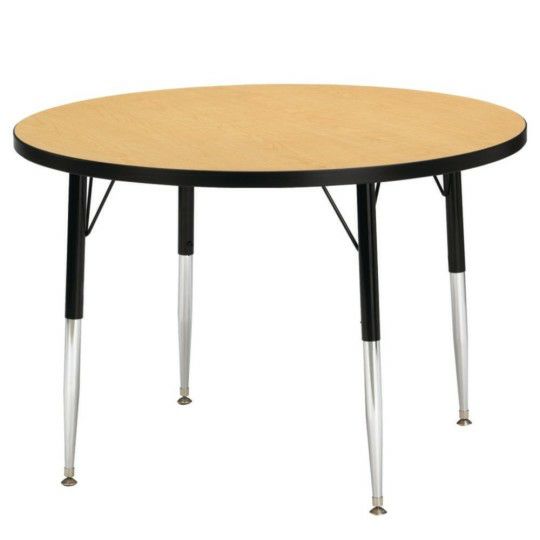 Furniture |   48″-diameter Round Activity Table, 15-24″H Furniture Furniture