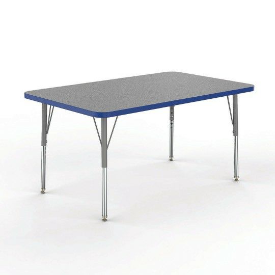 Furniture |   Activity Tables, Gray Top, 30″ x 48″ with Adjustable 16-24″H Legs Furniture Furniture