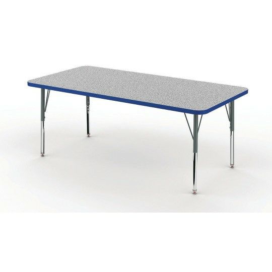 Furniture |   Activity Tables, Gray Top, 30″ x 60″ with Adjustable 16-24″H Legs Furniture Furniture