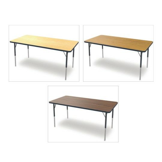 Furniture |   Activity Tables, Wood Top, 30″ x 72″ x 16-24″H Furniture Furniture